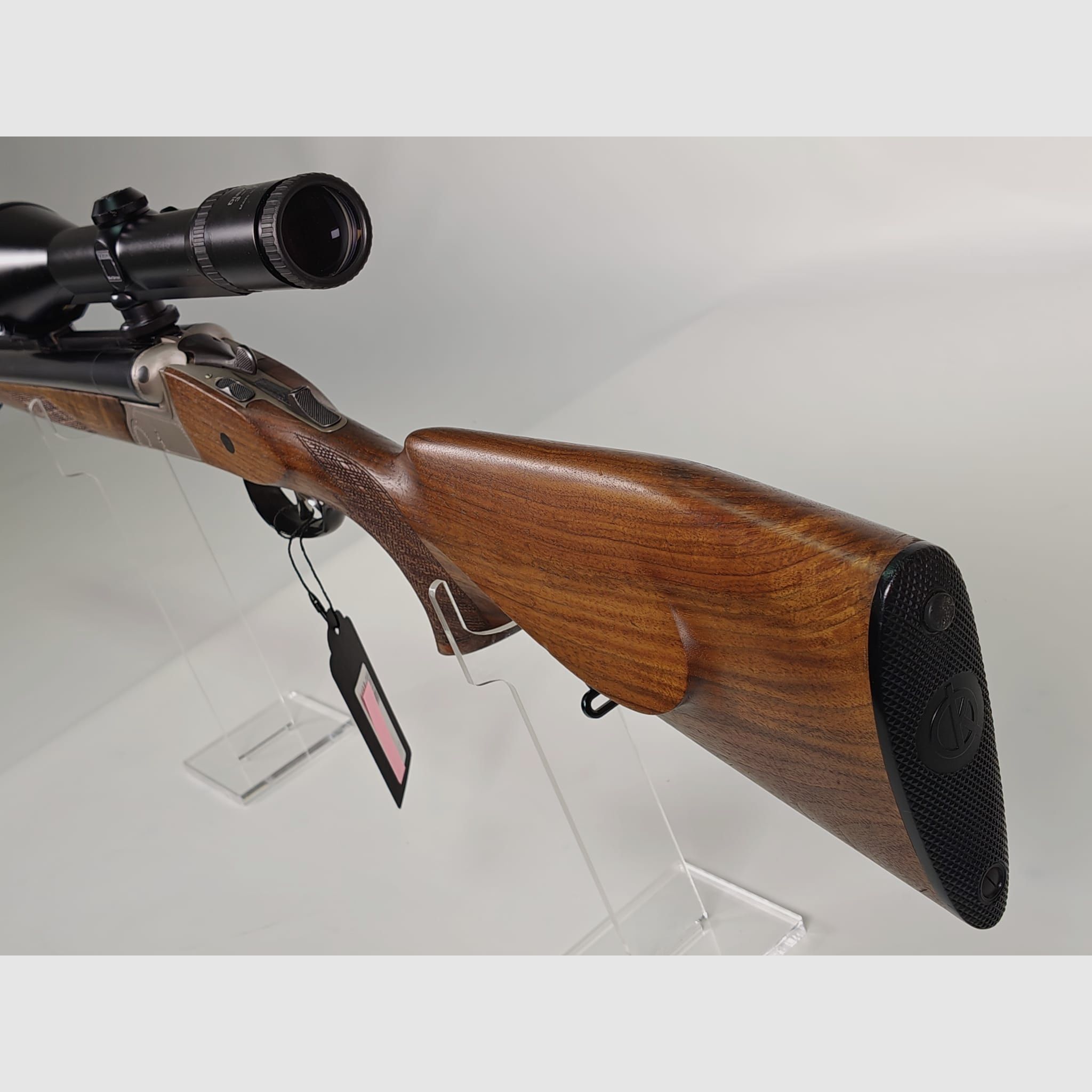 Krieghoff Trumpf Simplex Drilling 7x65 R / 16/70 with insert barrel .222 Rem. and Zeiss Diavari ZM 3–12x56 T*, image 4 of 9