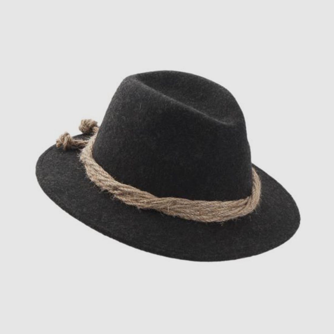 Sombrero de lana rústico - antracita