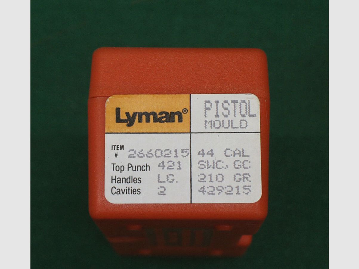Lyman Molde Kal.44