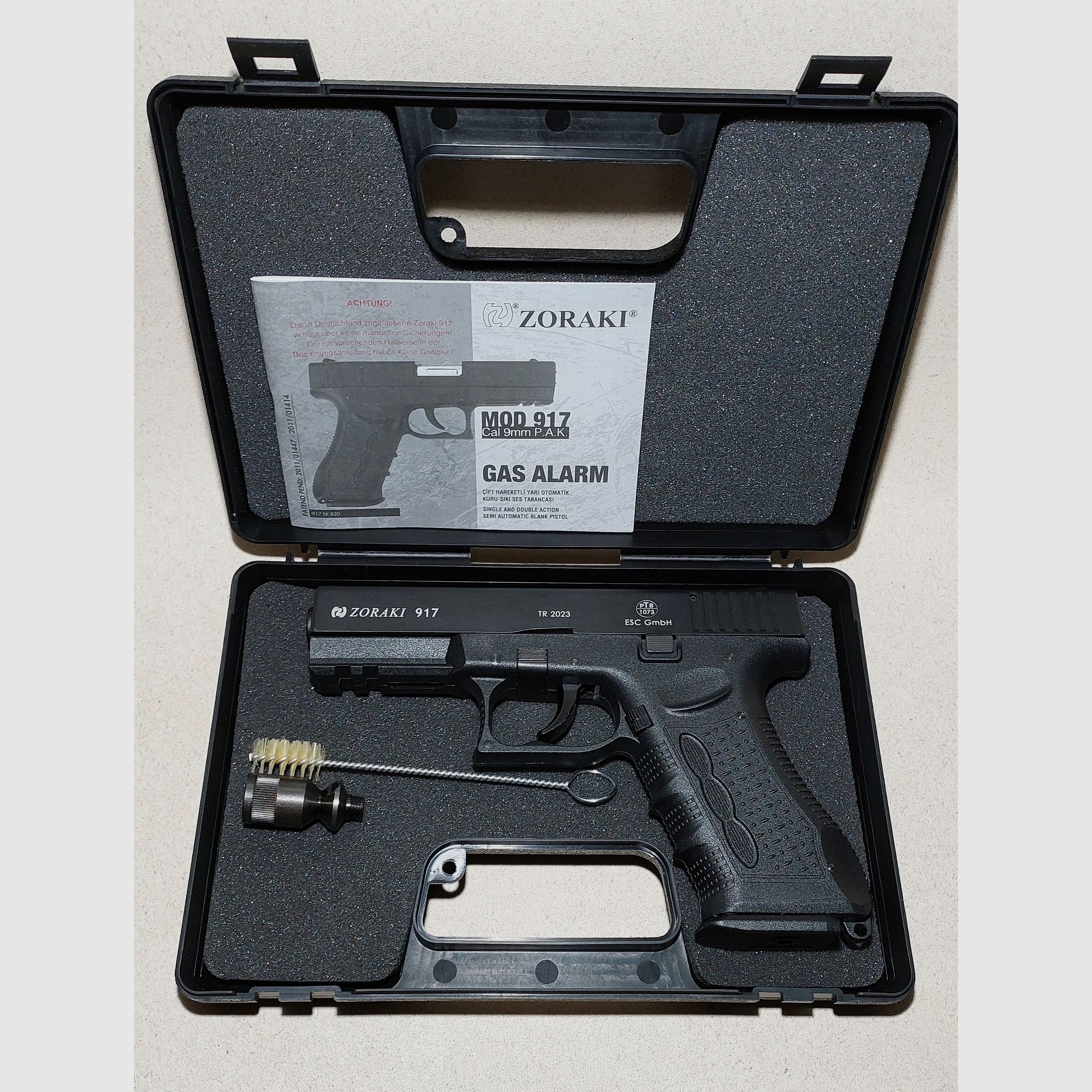 Zoraki 917 Schreckschusspistole 9mm P.A.K. (PTB 1073) neu!