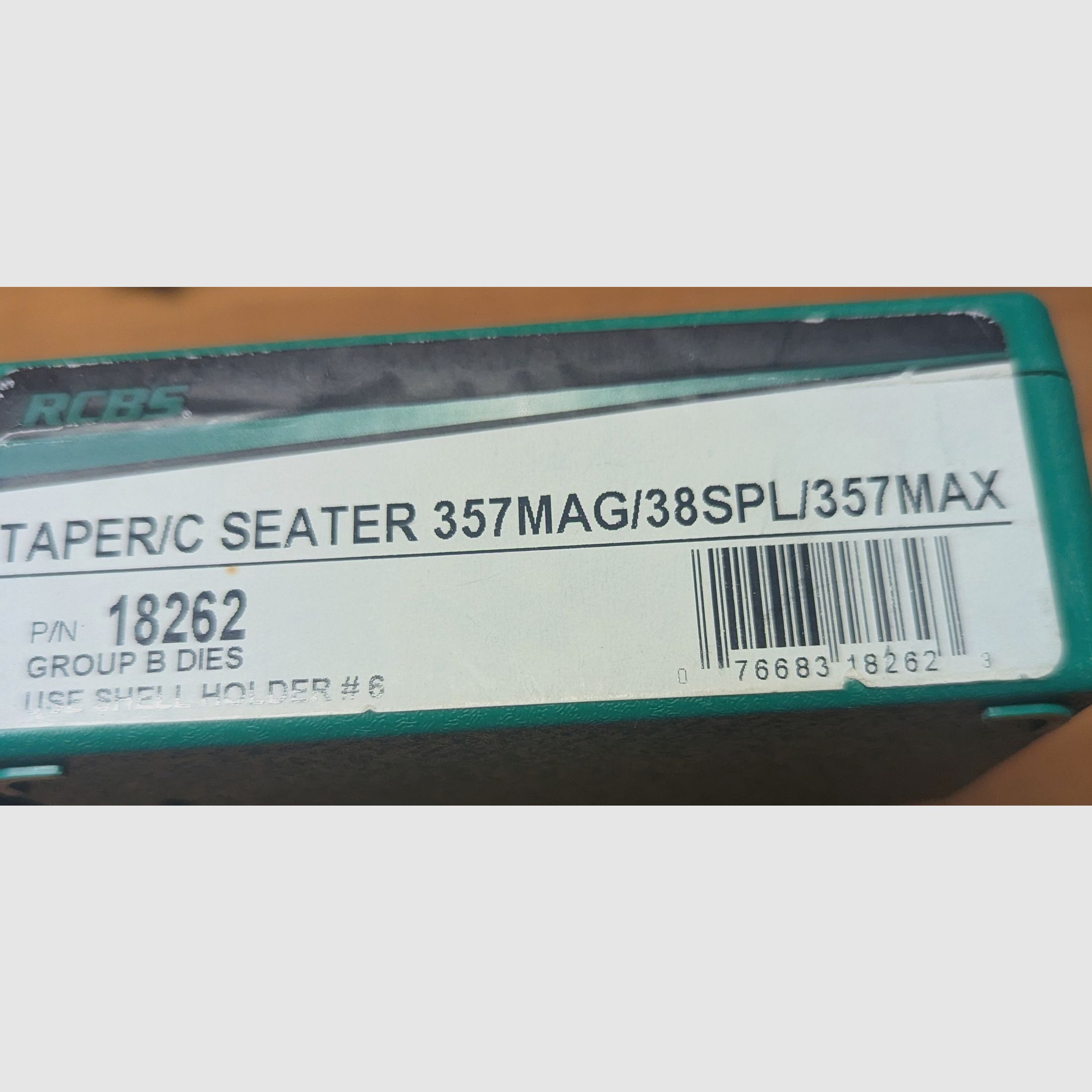 38spcl/357 Mag. Taper-Crimp, RCBS Matriz, nueva y sin usar