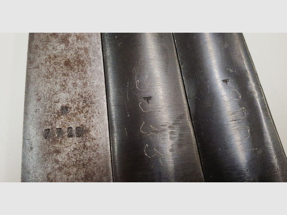 Mauser stalowa wersja Wehrmachtu WK 2 dla MAUSER K98 z pieczęcią odbioru