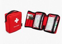 Mil-Tec First Aid Kit Large Rot #16027000 | Kompaktes Erste-Hilfe-Set