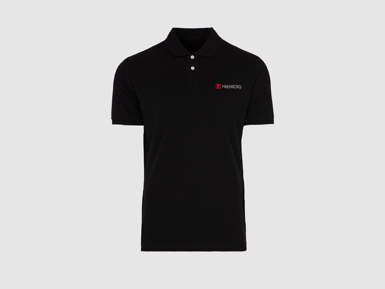 Polo de manga corta en color negro de HIKMICRO – Talla: l