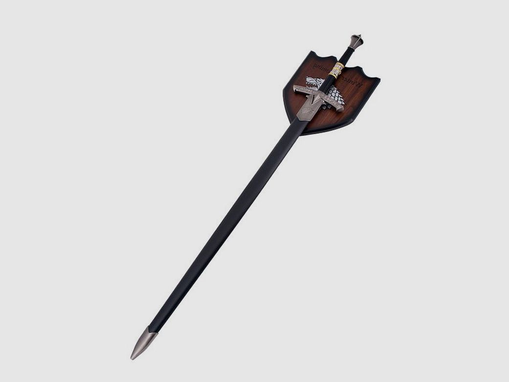 Ned Stark zwaard met schede inclusief wandbeugel