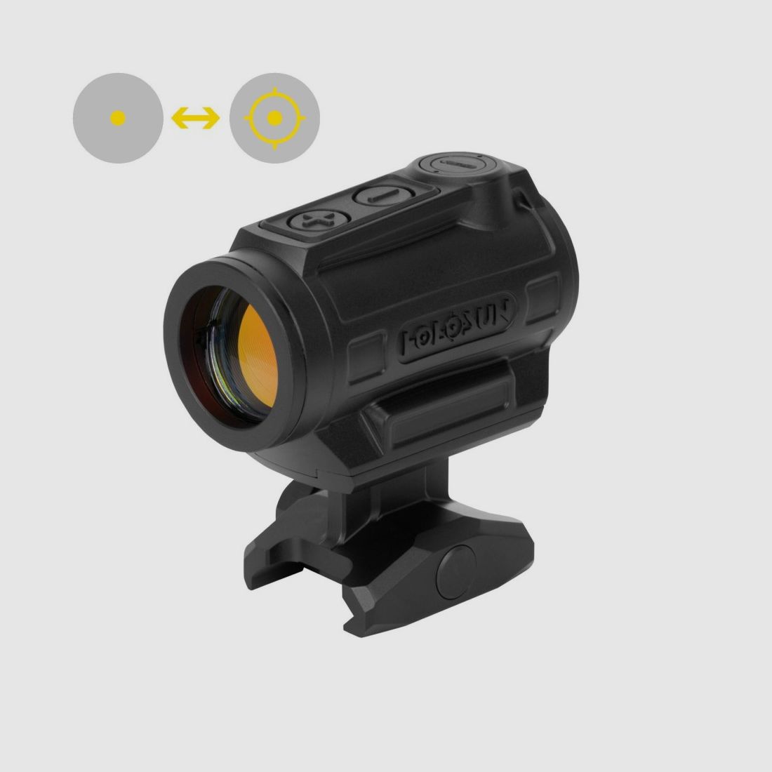 Holosun Viseur Reflex ARO-CORE-MRS-GD, avec réticule doré : 2MOA Point & 65MOA Point circulaire, image 1 sur 9