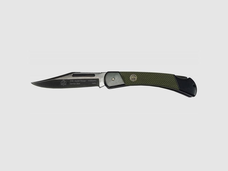 PUMA SGB warden ranger, G10 Olivgrün, schwarz eloxiert
