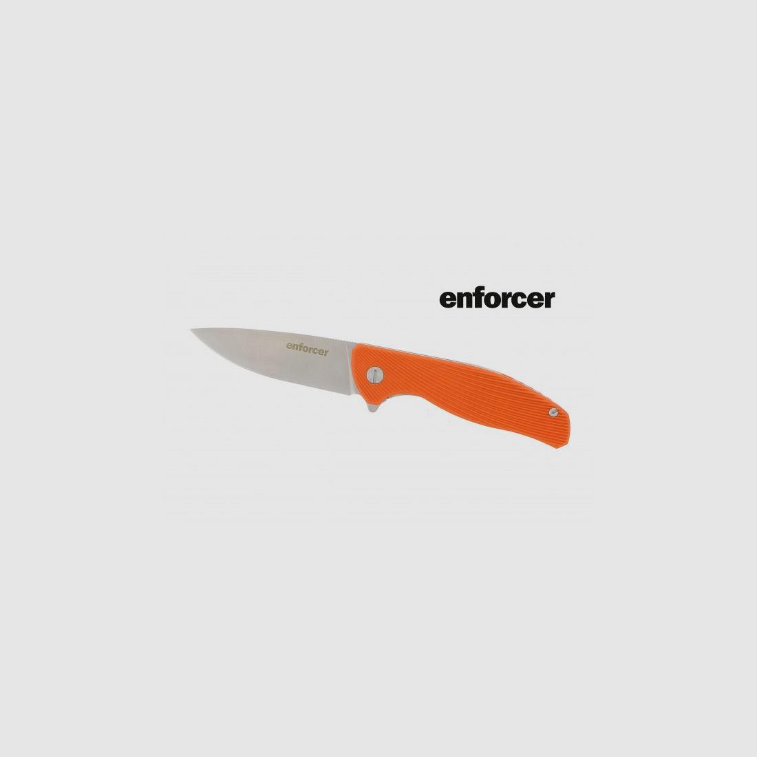 Enforcer Gambino folding knife ball bearing blade made of 440C steel flipper