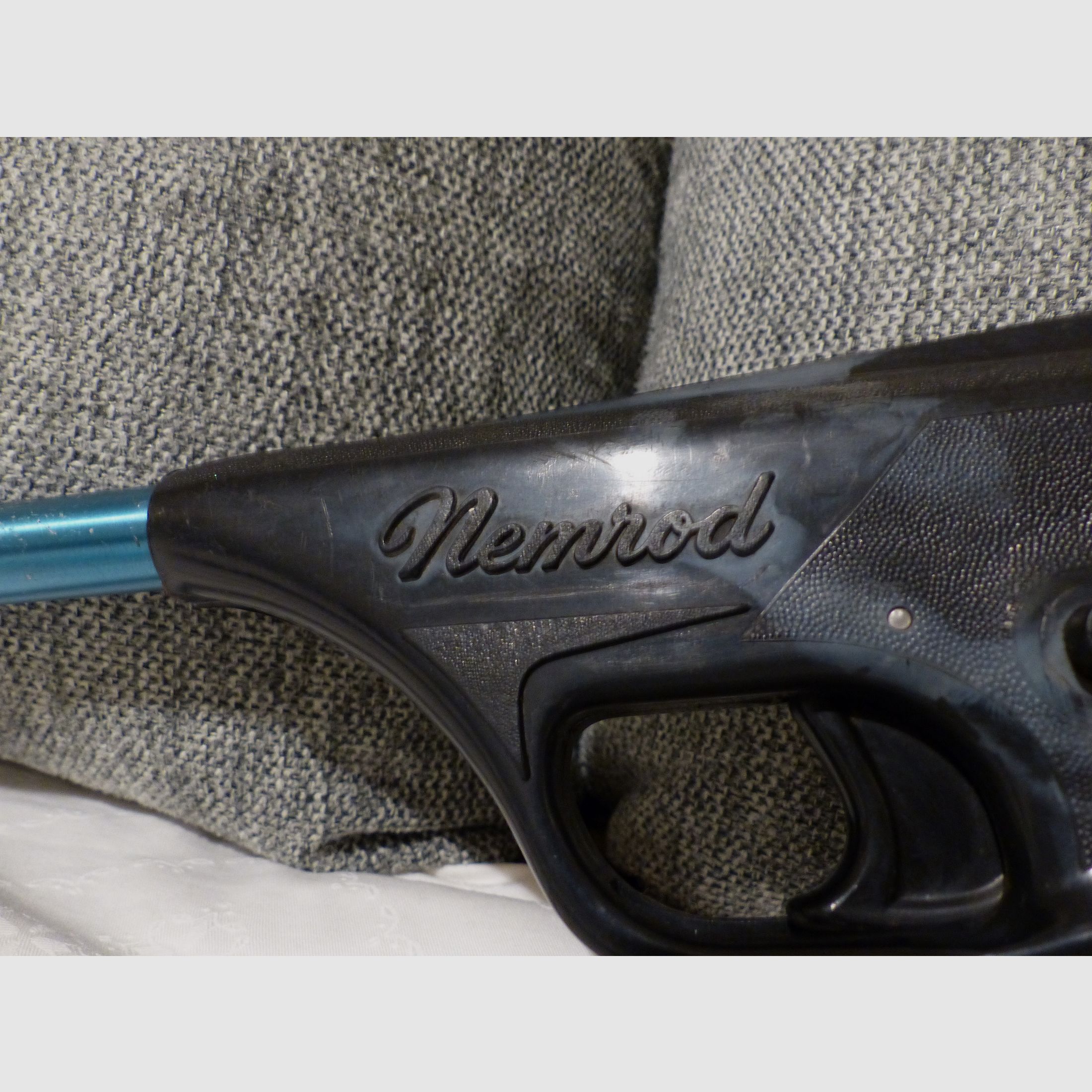 Harpune Speargun Spear Gun Nemrod Clipper mit Speer und Luftpumpe 60er James Bond 007 vintage