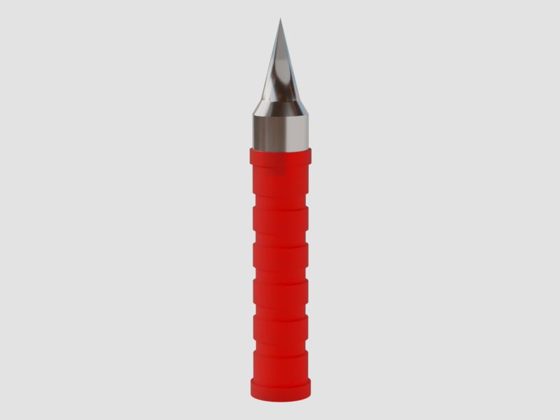 Air rifle plastic tip arrows