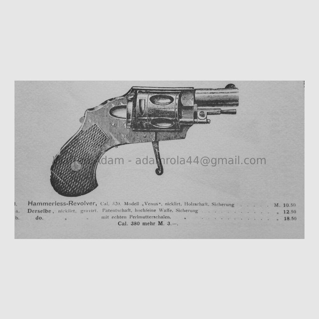Venus Werk Hammerless - Revolver