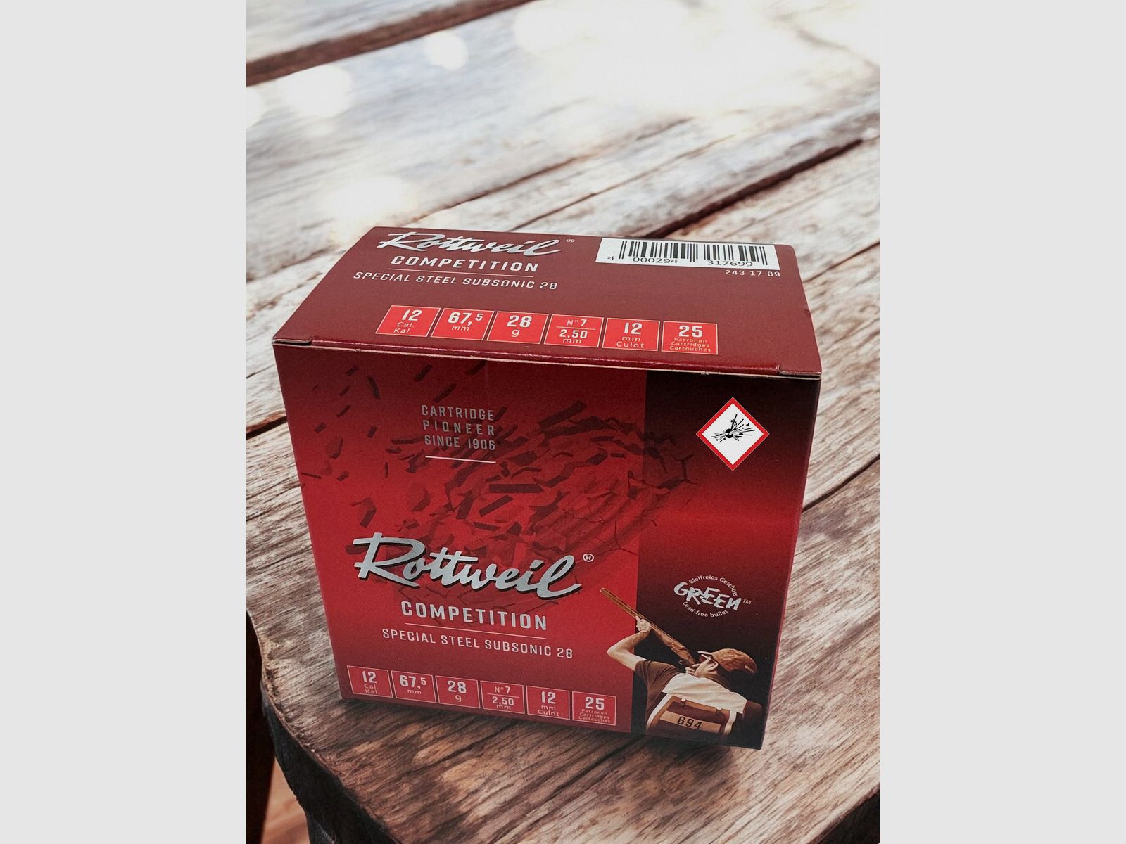Rottweil Special Subsonic Steel Kal. 12/67,5 28g 2,5 mm
