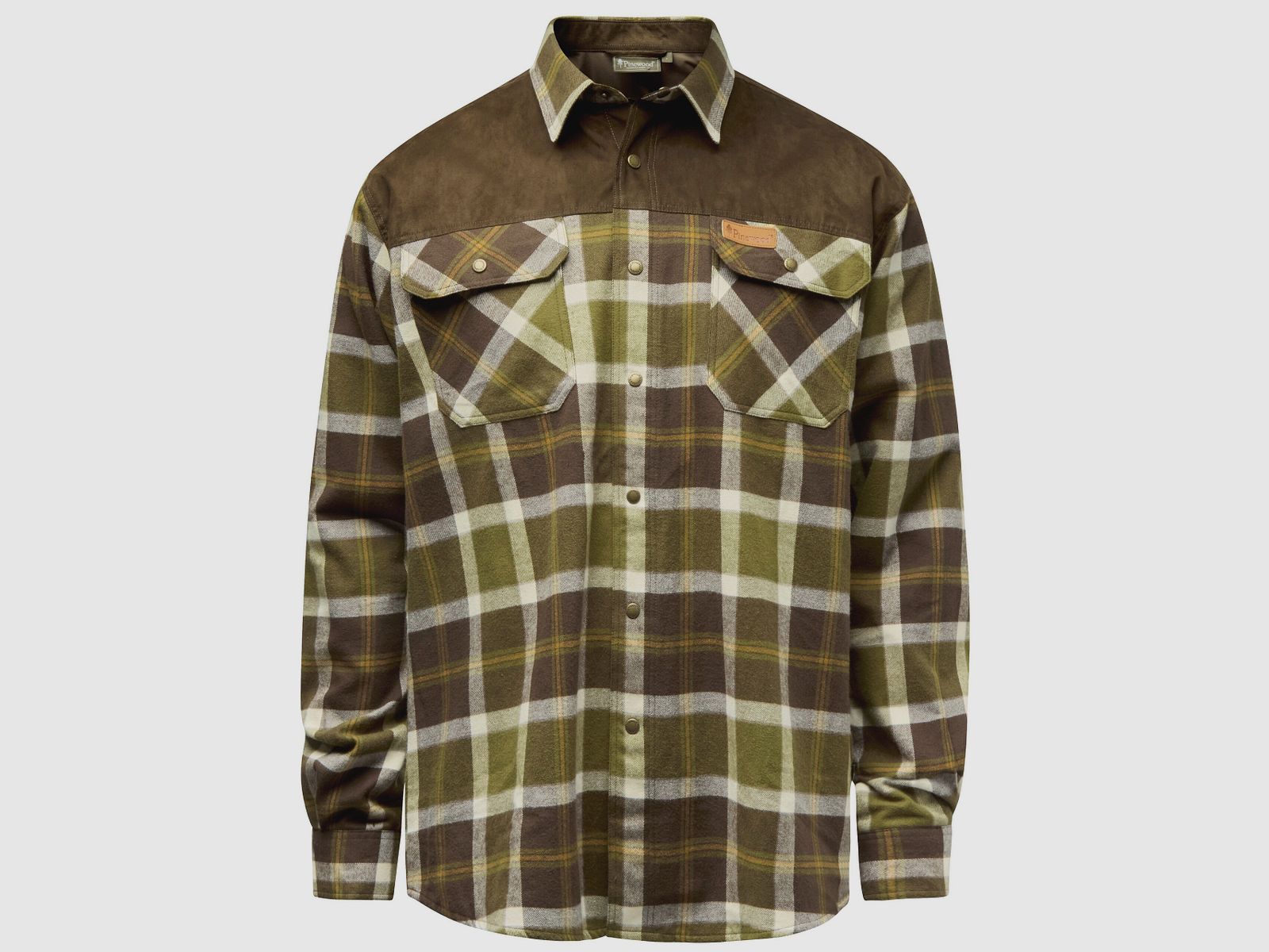 Pinewood Camicia a Maniche Lunghe da Uomo Douglas