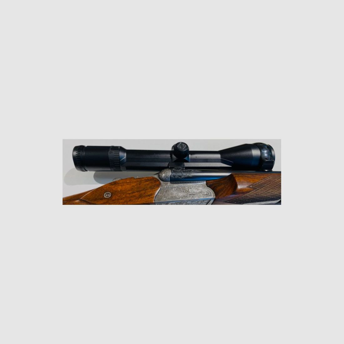 Suhler Flintenbüchsdrilling, 20/76-9,3x74R, Zeiss 2,5-10x50 | Gebrauchtwaffe, Bild 5 von 8