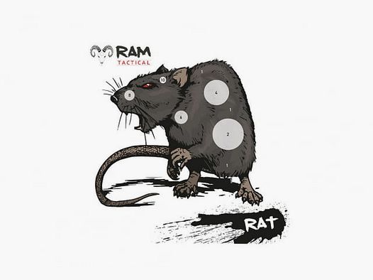 Ram Schietkaarten Rat 17×17 cm