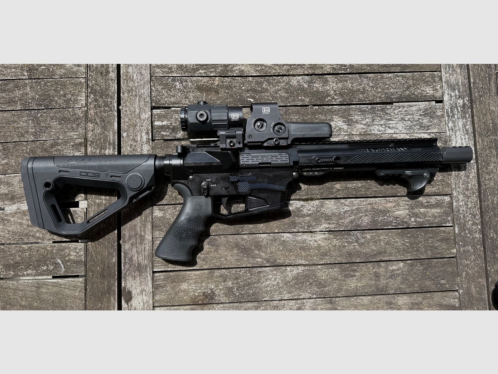 Hera Arms The 9ers Sport C Gen3 modèle spécial IPSC avec Glock Lower 10 pouces