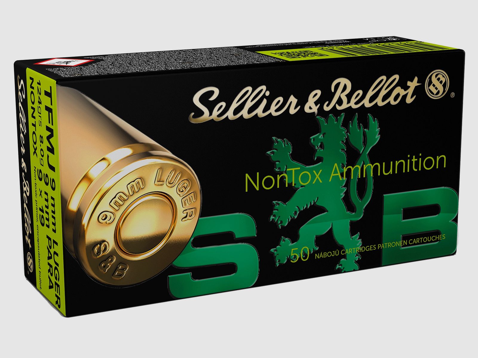 9X19 TFMJ NONTOX SELLIER BELLOT