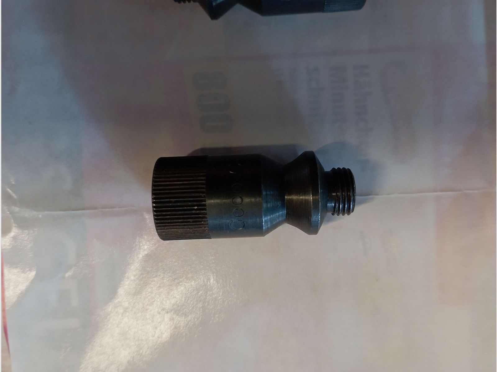 Zusatzlauf / Abschussbecher für Geco Mod. 890 Kal. 9 mm R.K.