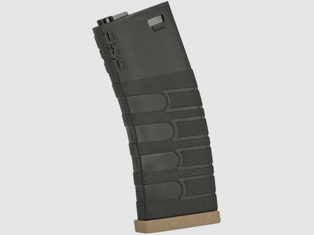 G&G M4 Polymer 120 Schuss Midcap Airsoft Ersatzmagazin (schwarz/tan)