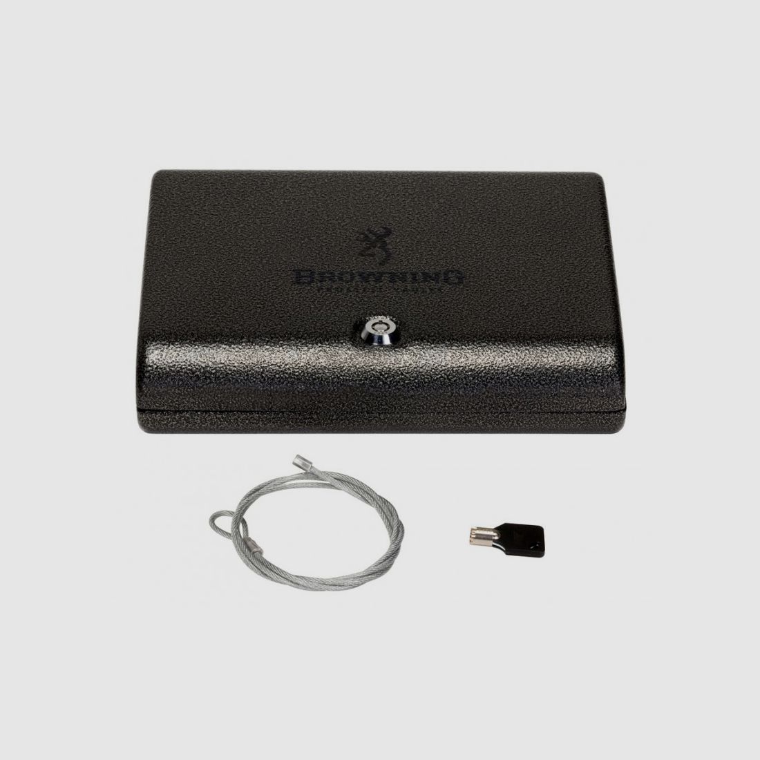 Handgun Case Browning Mod. Black with Key + Anti-Theft Cable IWA 2019, image 3 of 3