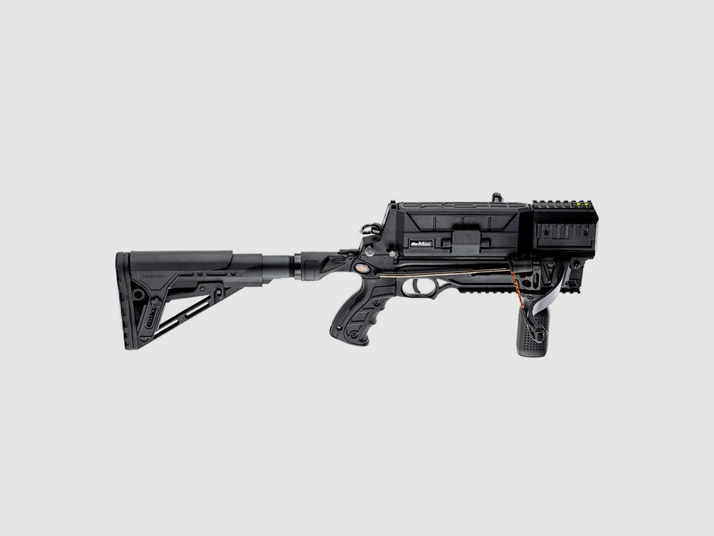 Repertierarmbrust Pistolenarmbrust Steambow AR-Series M10 Tactical 75 lbs 10 Schuss Magazin (P18)