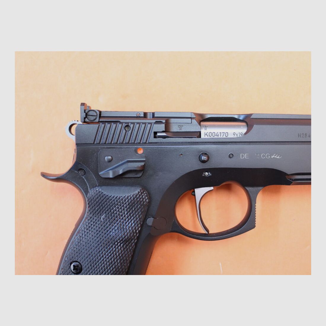 CZUB Armes Oschatz Ha.Pistolet 9mmLuger Armes Oschatz SHADOW Viper OR6 6"/150mm Canon/Visée Sportive/Prêt pour Optiques