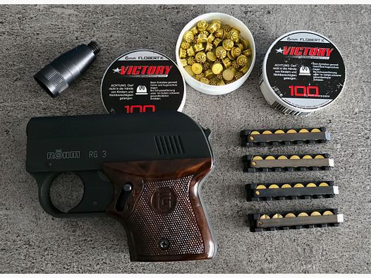 Röhm RG 3 Schreckschuss Pistole Kal. 6mm Flobert (PTB 33)