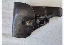 Pistol holster case authorities police 60-70s leather