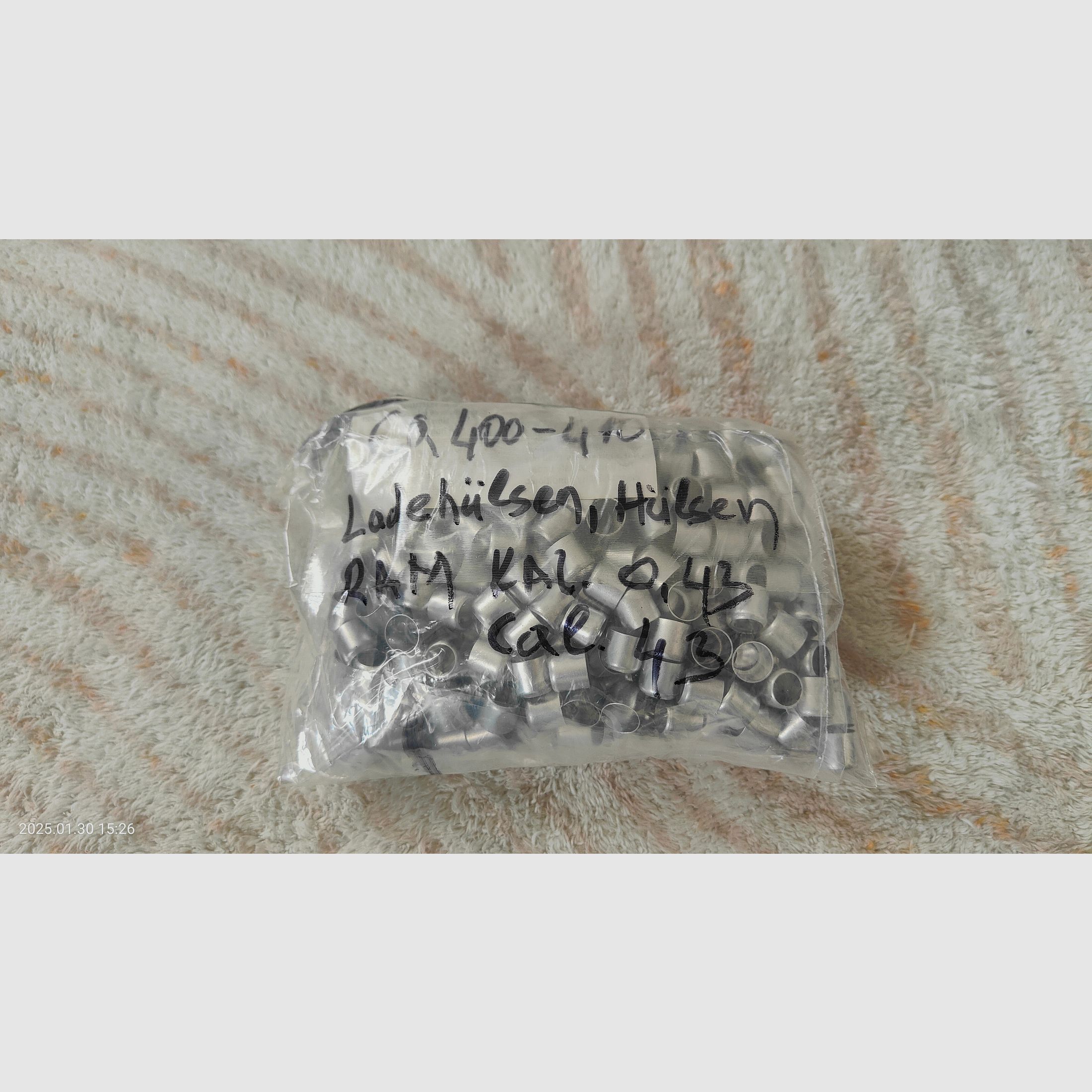 RAM Ladehülsen, Auswurfhülsen Allu Kal .43