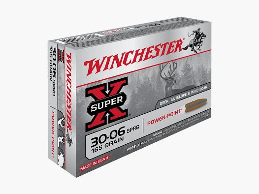 WINCHESTER .30-06 Power-Point-Kugelmunition 165 gr