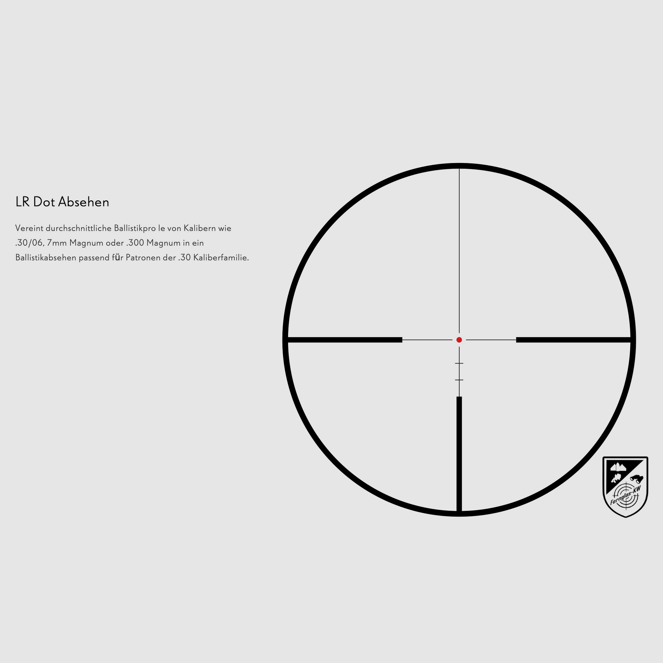 HAWKE 16320 Endurance 30 WA 2.5-10x50 LR DOT illuminated reticle scope
