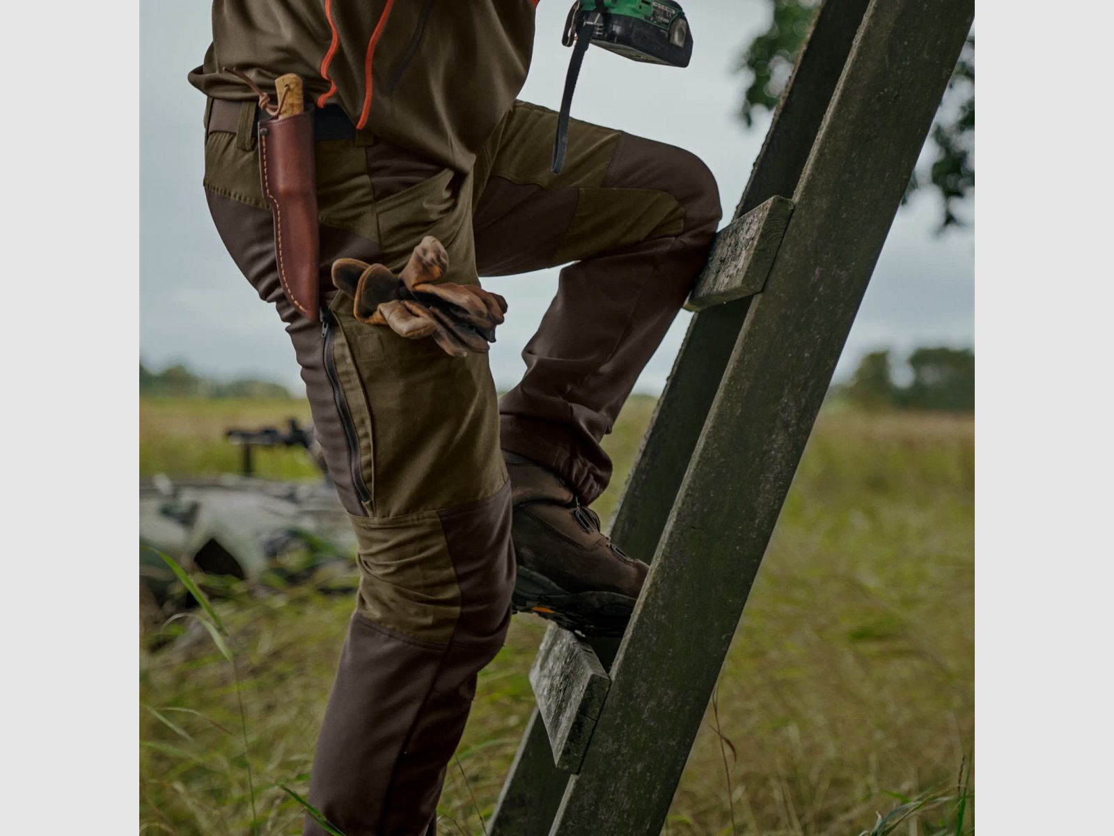 Härkila Jagdhose Scandinavian 32" (Willow Green/Deep Brown)
