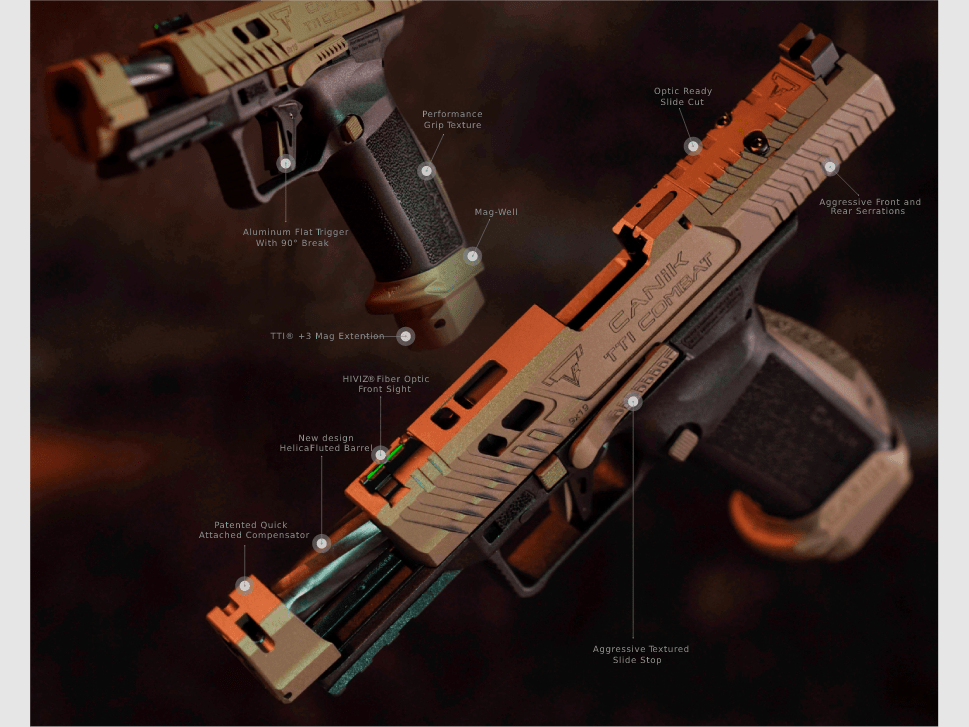 CANIK Pistol TTI COMBAT Kal. 9×19 Kaliber 9×19, Bild 5 von 6