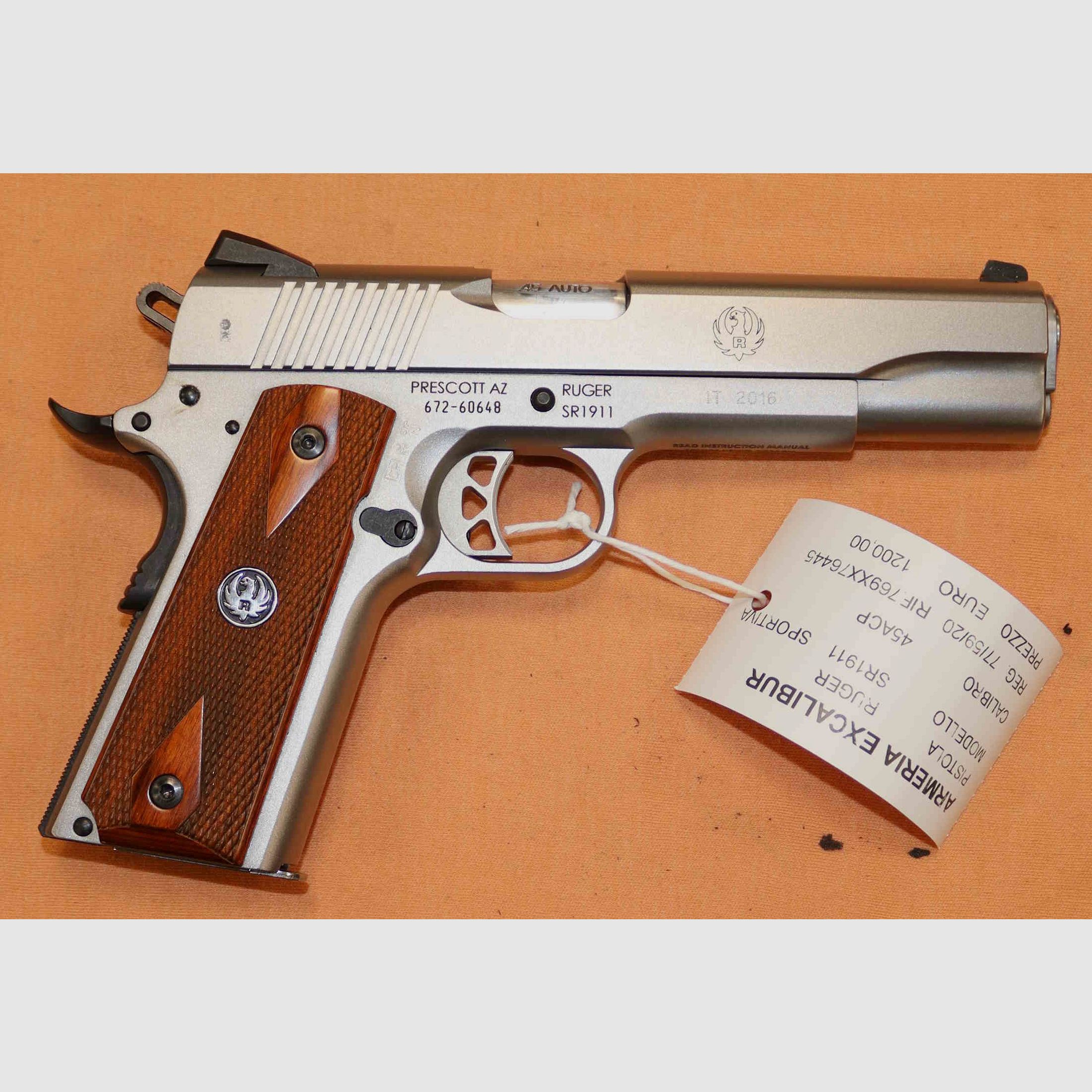Pistole Ruger Modell SR1911 Kaliber 45ACP, Bild 4 von 10