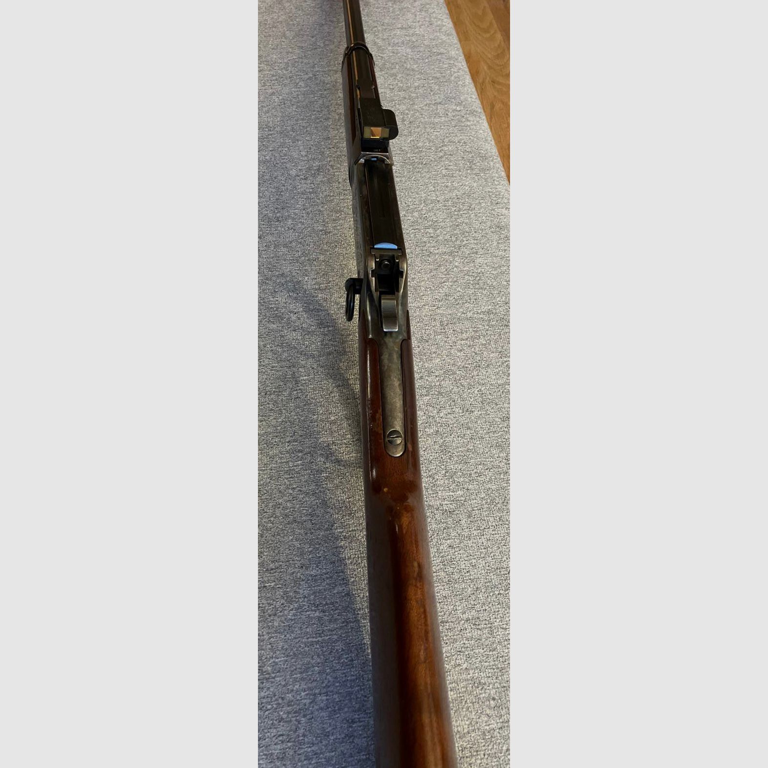 Winchester lever-action rifle Model 94 caliber .30-30 rarity with Tornado red dot sight