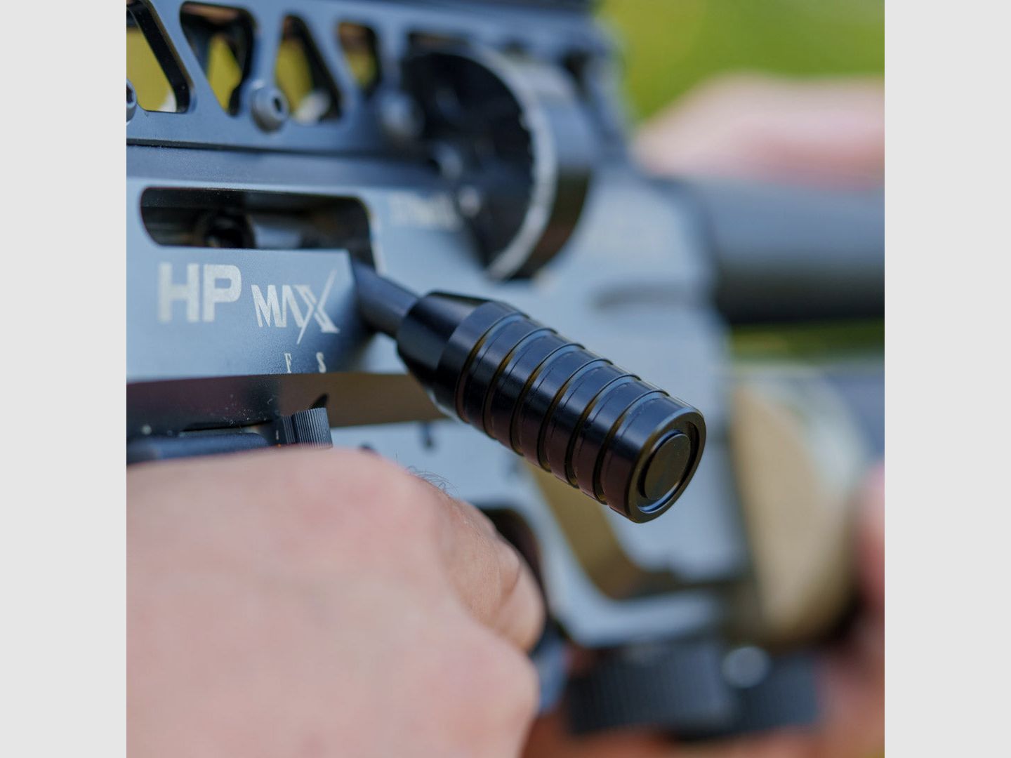 Repitier Lever | XXL | Repitierhebel | HP MAX 1 | HP MAX 2 | CNC ALU | schwarz eloxiert