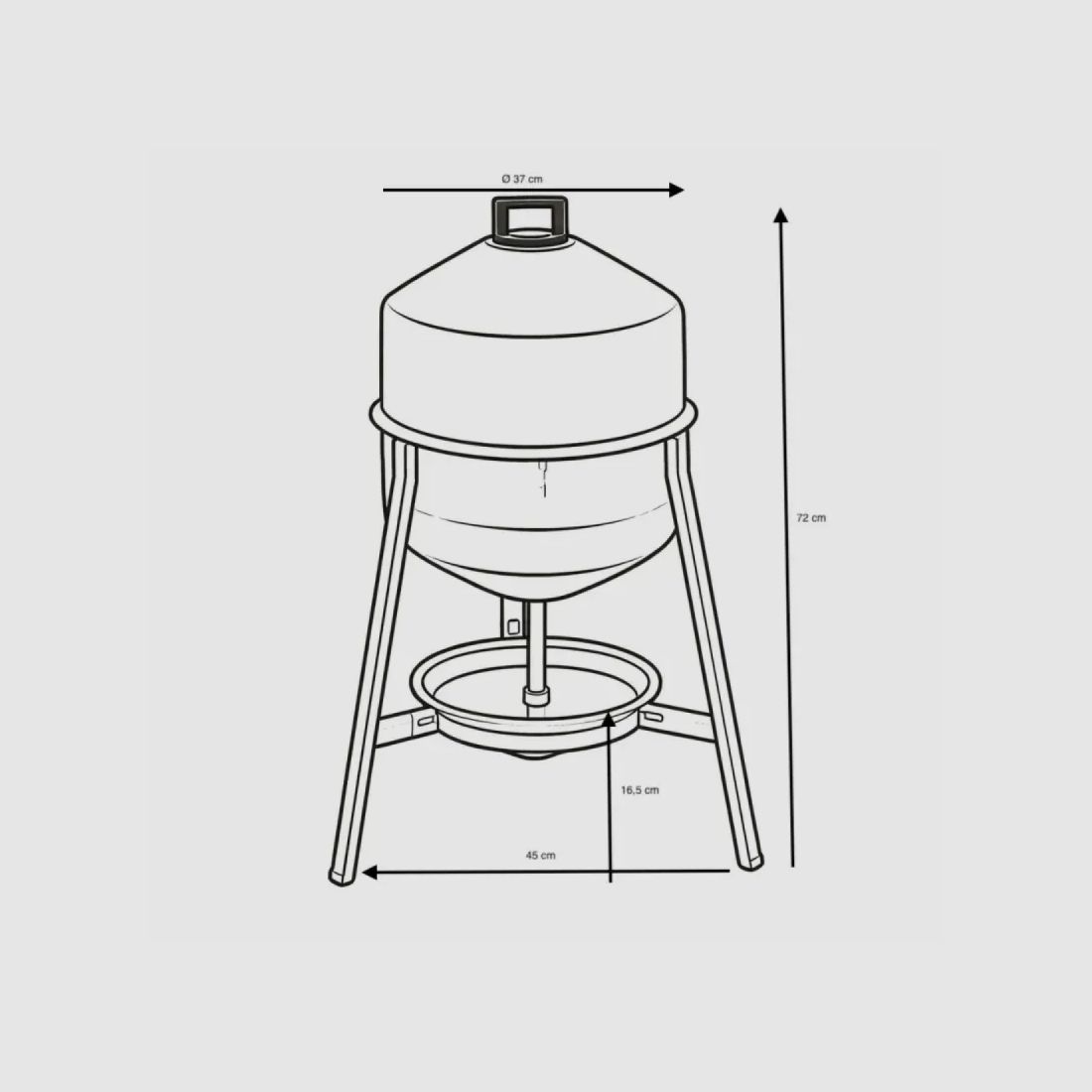 Lot abreuvoir 30 L + mangeoire anti-nuisibles Feedomatic 5 kg, image 6 sur 13
