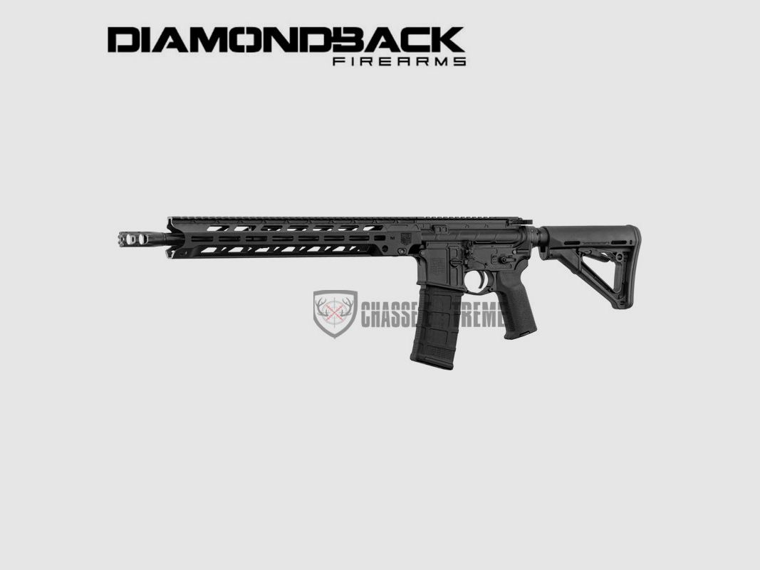 Büchse DIAMONDBACK DB15 Obsidian 16'' Kal. 223 Rem Schwarz, Bild 2 von 8