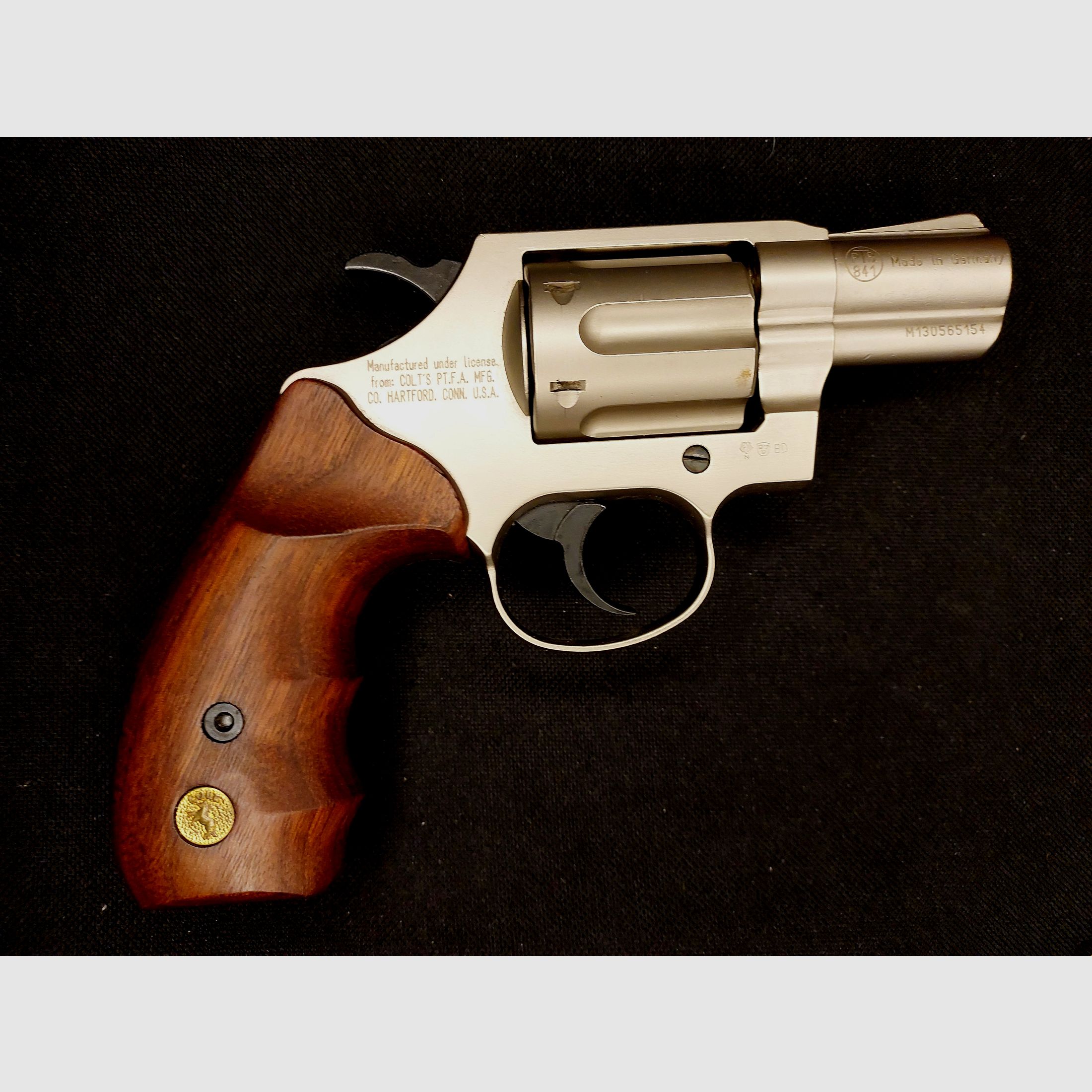 Colt Detective Special (Umarex) .380 (9mm) R.K. (PTB 841) with wooden grips