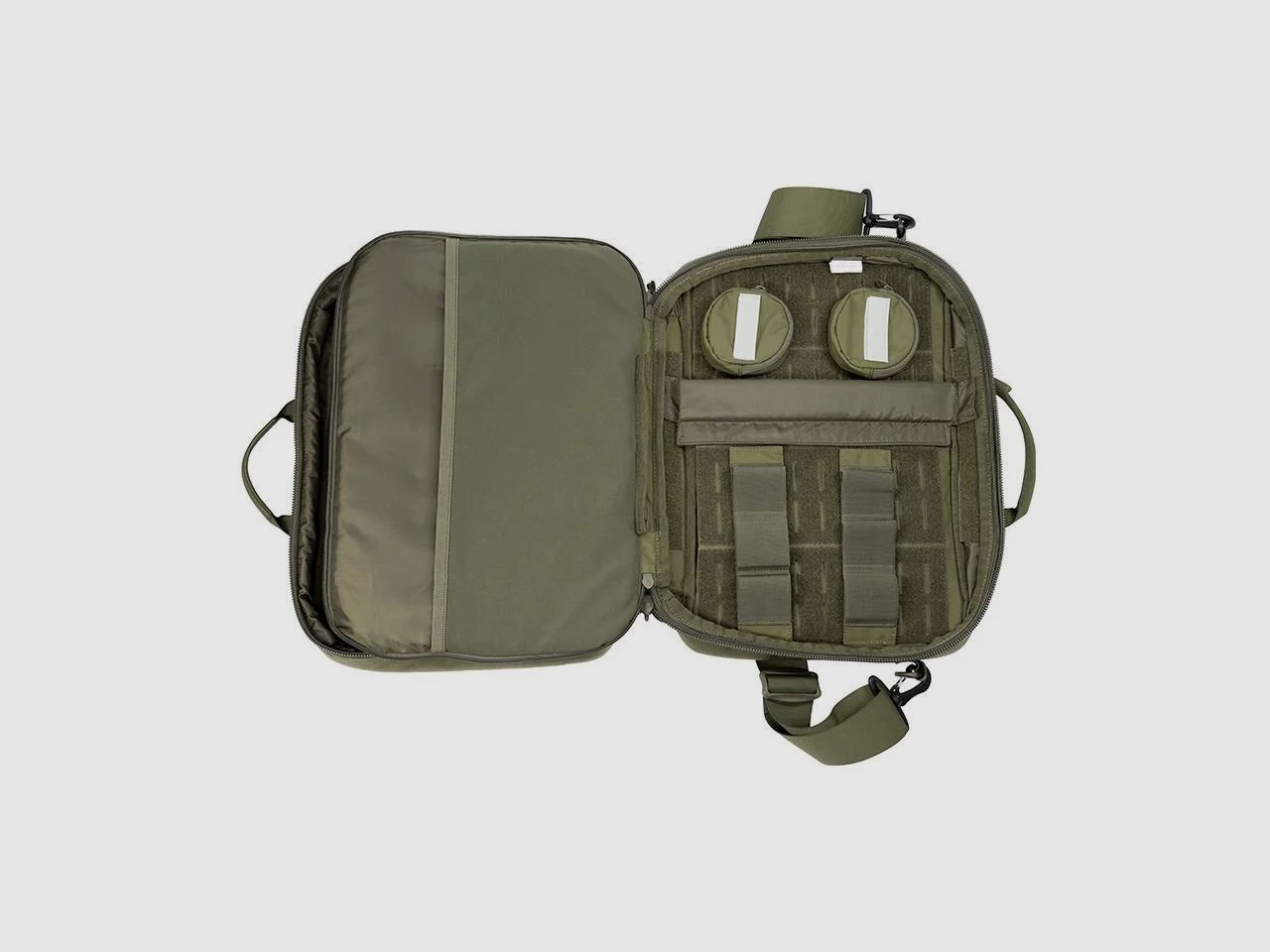 GLOCK Executive Gear Bag – Olive – CORDURA® 700D – 40×28×10 cm – 360° padded – MOLLE/Velcro