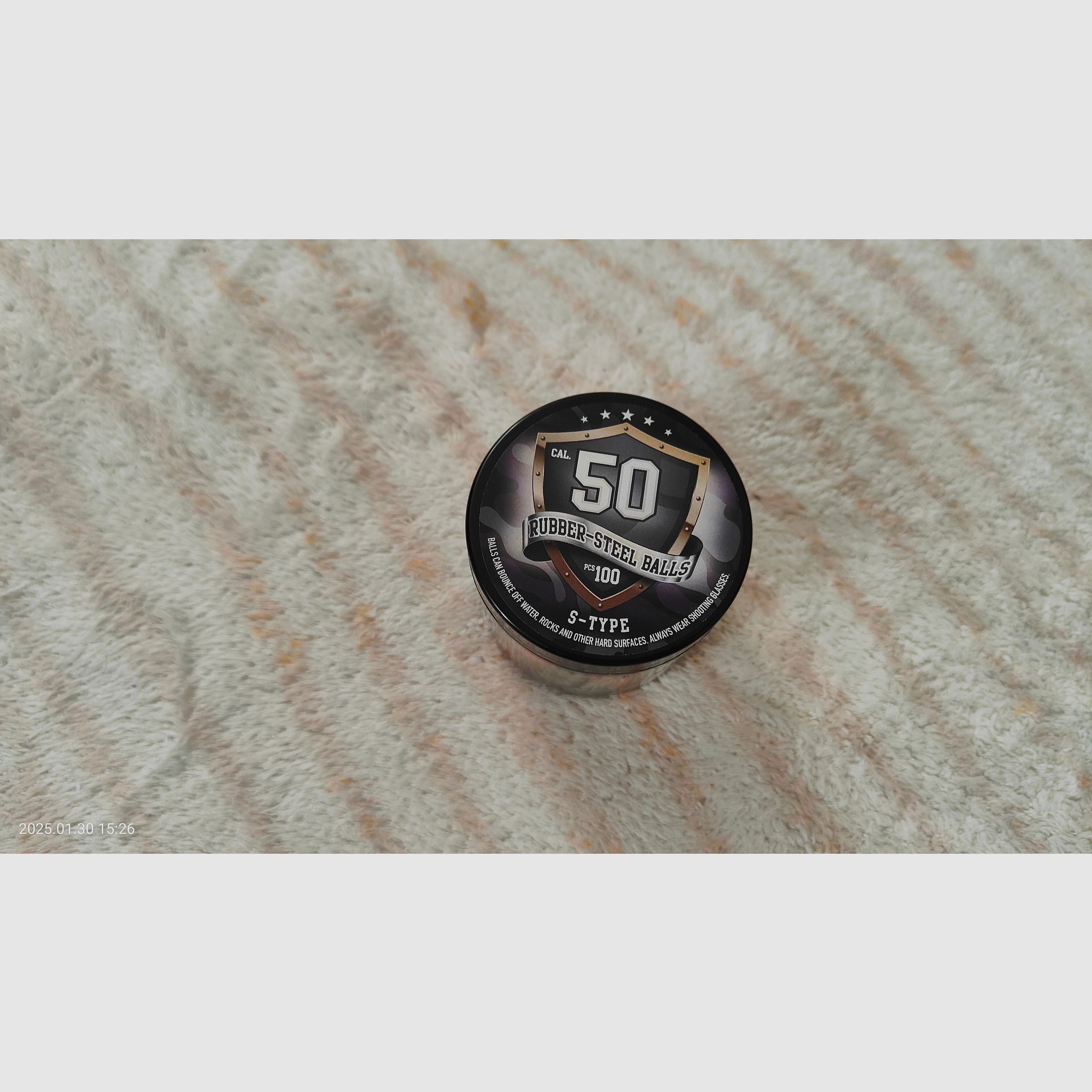 Rubber-Steel Balls S-Type cal. 50