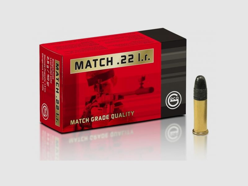 Geco Match .22LR 40 gr RN (50 Stk.)