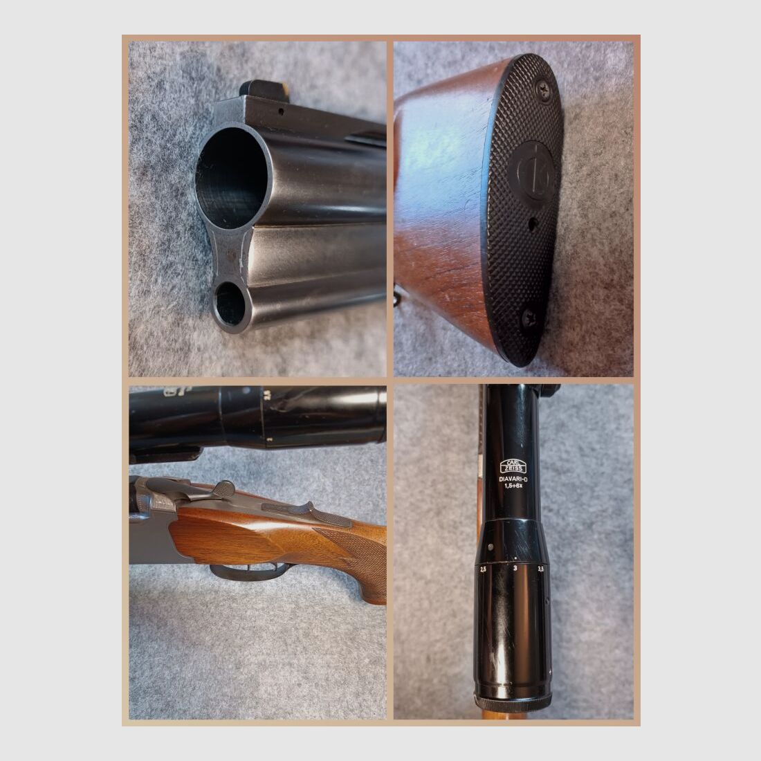 Krieghoff Ulm	 Ultra  mit ZF Zeiss Diavari 1,5-6x42