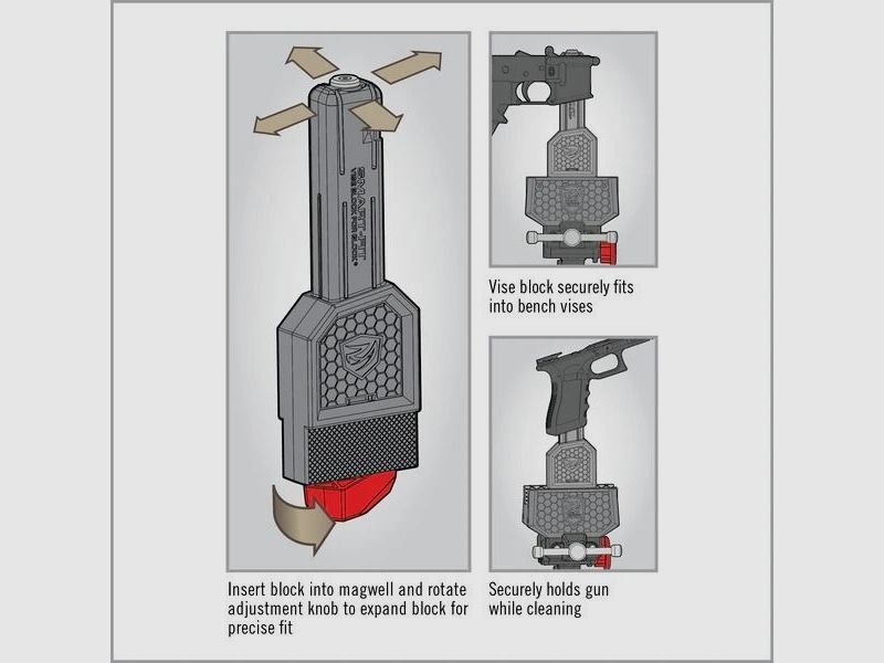 Real Avid Smart-Fit Vise Block AR9 y Glock, imagen 8 de 8
