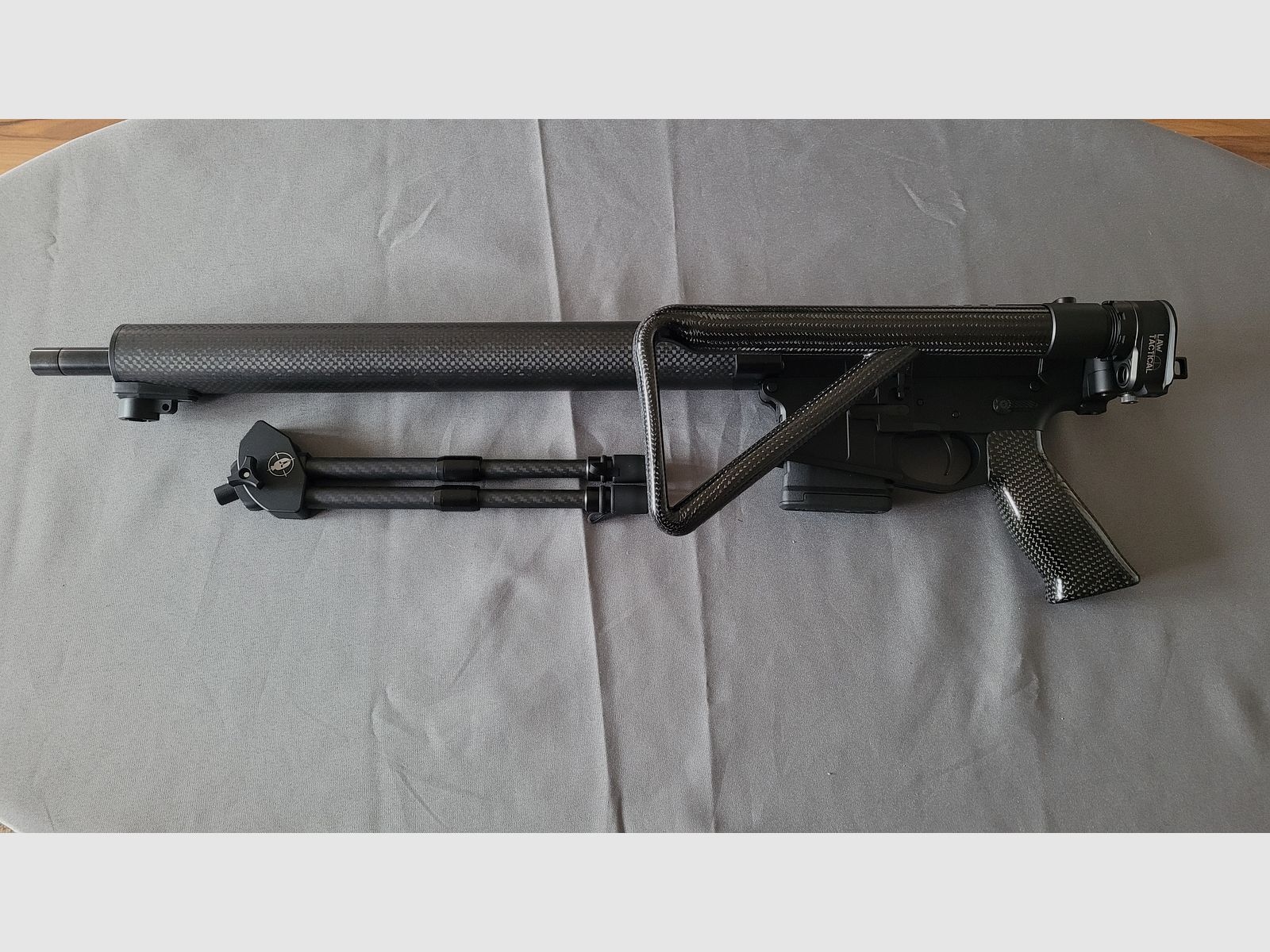 <DAR AR15 Carbon UNICO 18 pollici .223 Come Nuovo non più di 2000 colpi