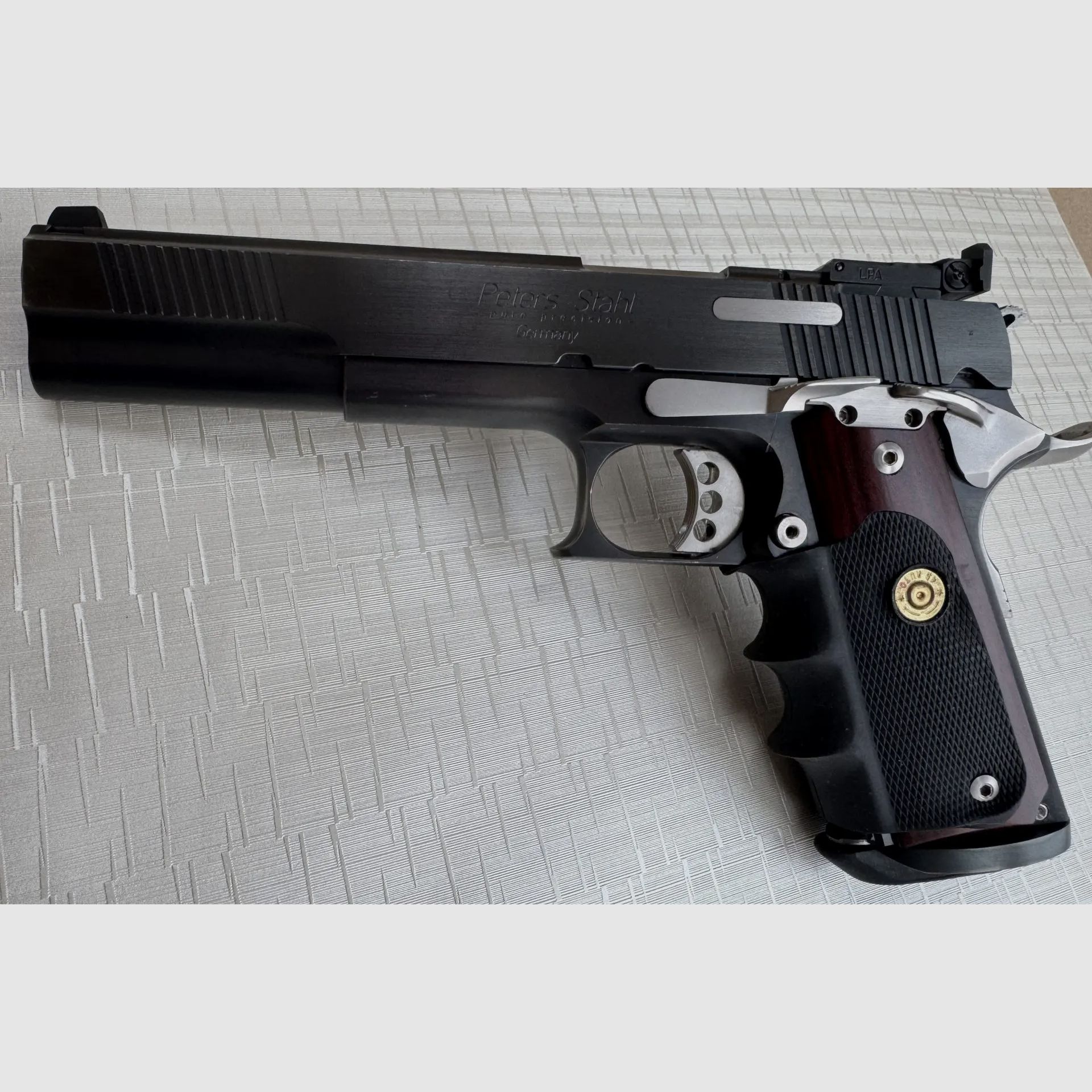 Pistole Peters Stahl Multikaliber – Kaliber .45 ACP, 6-Zoll-Lauf