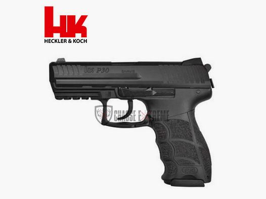 Pistolet H&K P30 V3 SA/DA Cal 9x19 15 Coups