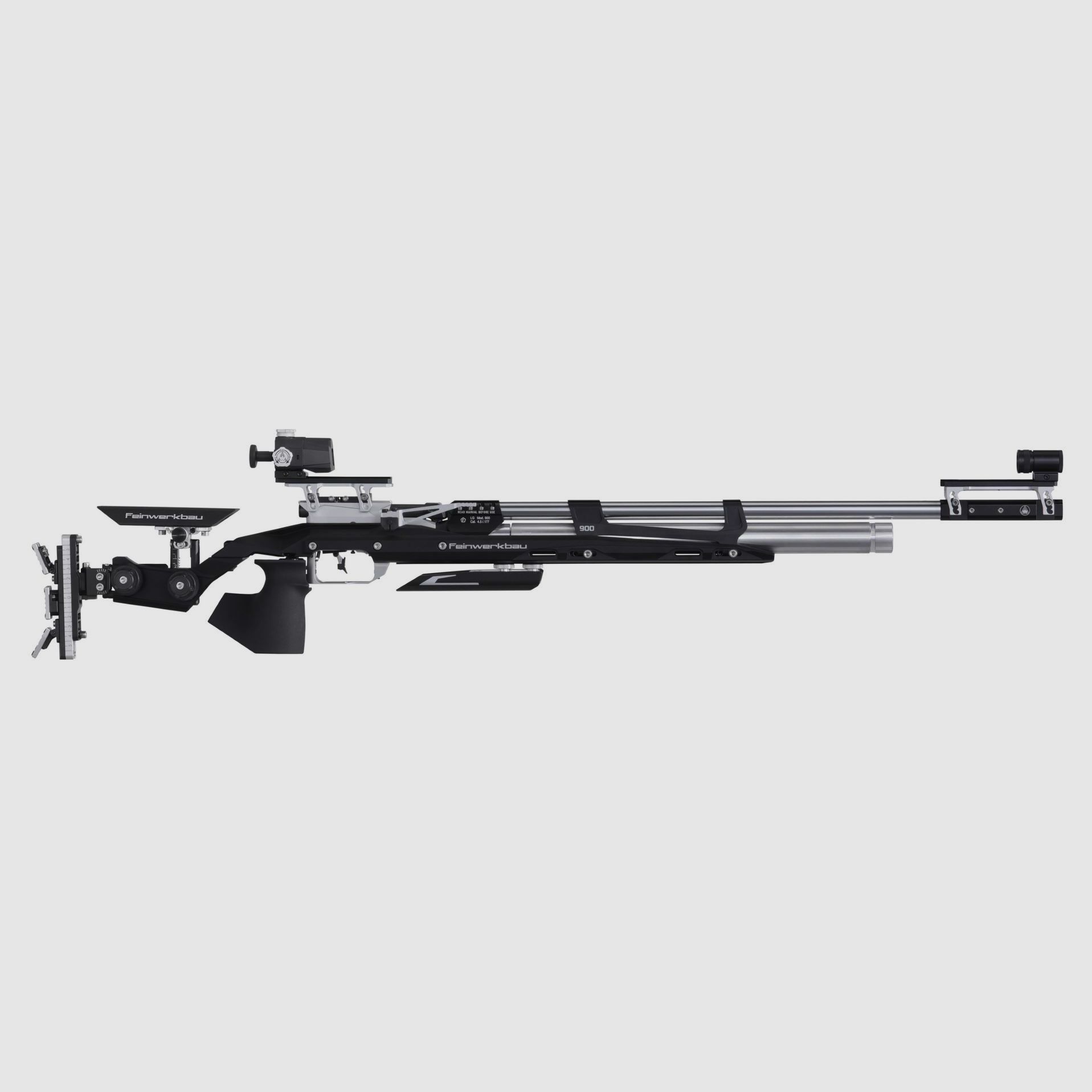 Feinwerkbau 900 Alu manico nero taglia M sinistra carabina ad aria match