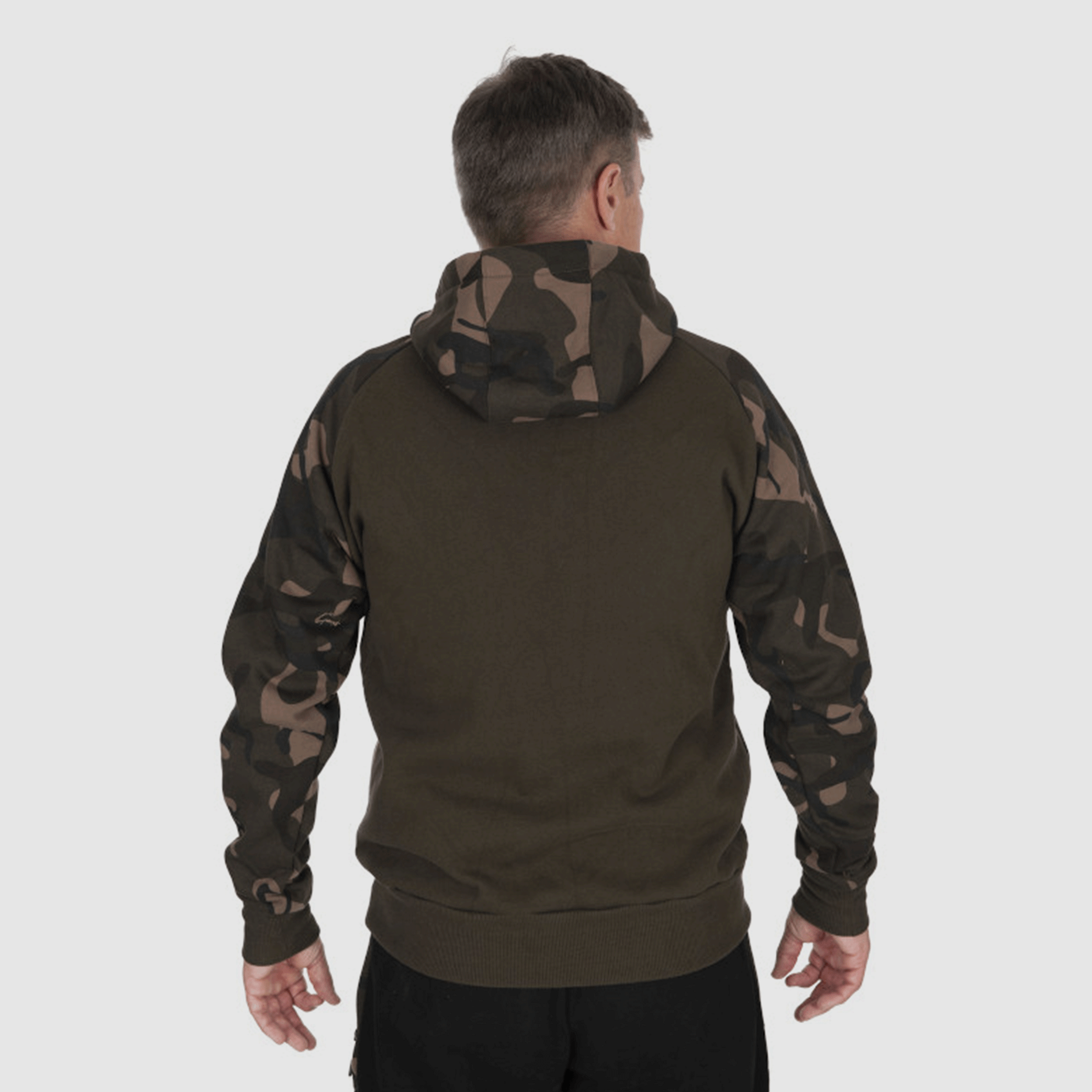 HOODIE – FOX – PREMIUM 310 HOODY Khaki / Camo, image 3 of 7