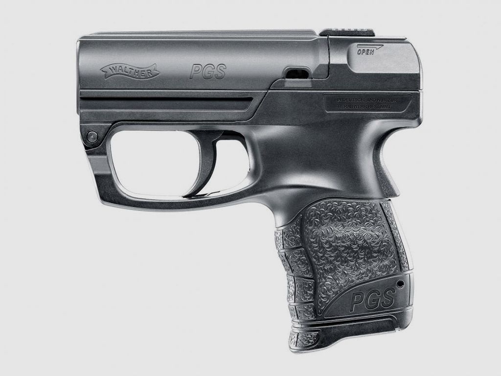 Pfefferspraypistole Walther P2P PGS Personal Guard System schwarz inklusive Pfefferspraykartusche (P18)